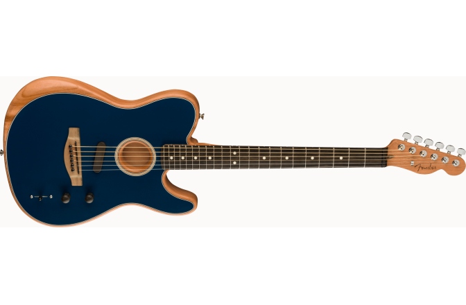 Chitară electro-acustică Fender American Acoustasonic Telecaster EF Steel Blue