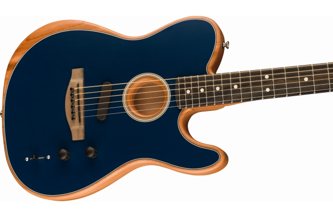 Chitară electro-acustică Fender American Acoustasonic Telecaster EF Steel Blue