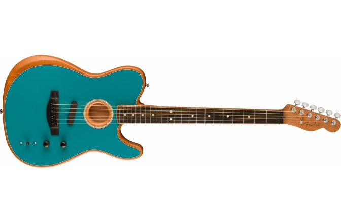 Chitară electro-acustică Fender DE American Acoustasonic Telecaster Ocean Turquoise