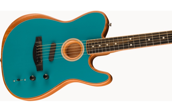 Chitară electro-acustică Fender DE American Acoustasonic Telecaster Ocean Turquoise