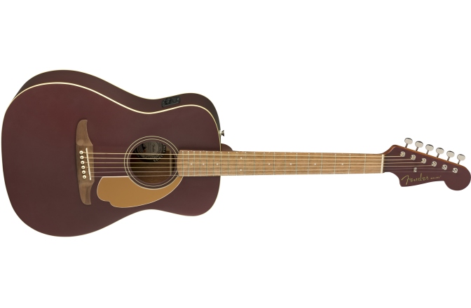 Chitară Electro-Acustică Fender Malibu Player Walnut Fingerboard Burgundy Satin