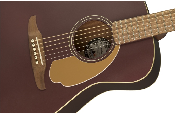 Chitară Electro-Acustică Fender Malibu Player Walnut Fingerboard Burgundy Satin