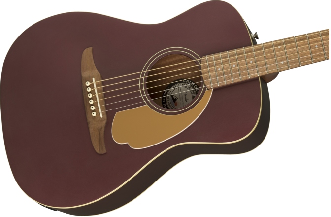 Chitară Electro-Acustică Fender Malibu Player Walnut Fingerboard Burgundy Satin
