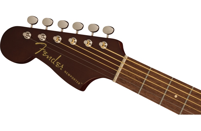 Chitară electro-acustică Fender Newporter Player Left-Handed, Walnut Fingerboard, Gold Pickguard, Natural