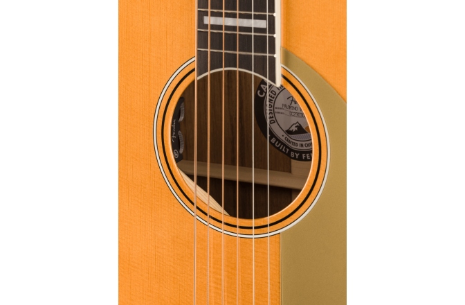 Chitară electro-acustică Fender Palomino Vintage, Ovangkol Fingerboard, Gold Pickguard, Aged Natural