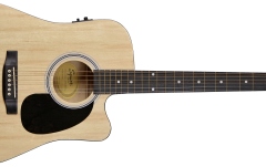 Chitară electro-acustică Fender Squier SA-105CE Natural