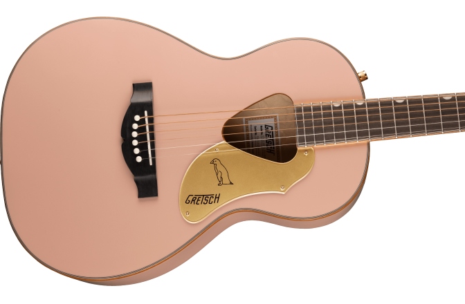 Chitară Electro-Acustică Gretsch G5021E Rancher™ Penguin™ Parlor Acoustic/Electric Shell Pink