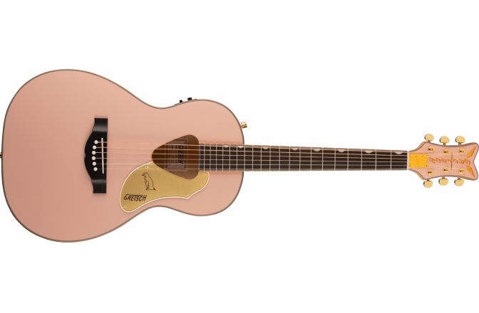 Chitară Electro-Acustică Gretsch Guitars G5021E Rancher™ Penguin™ Parlor Acoustic/Electric Shell Pink