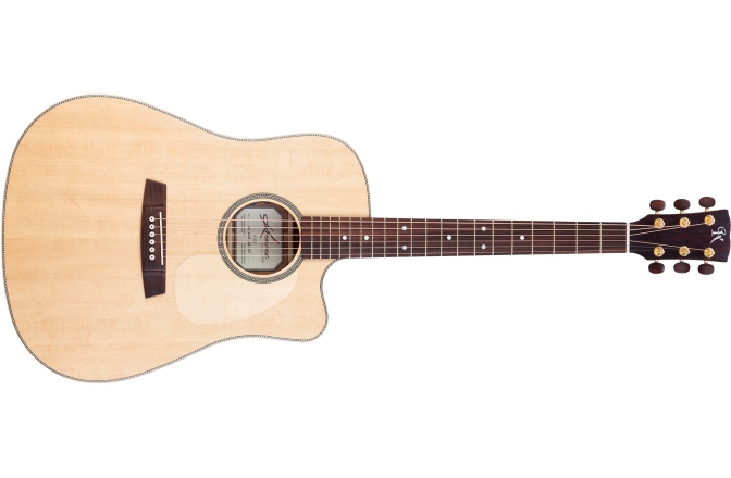 Chitară electro-acustică  Kremona Dreadnought M20E CW Solid Spruce/Solid Mahogany back