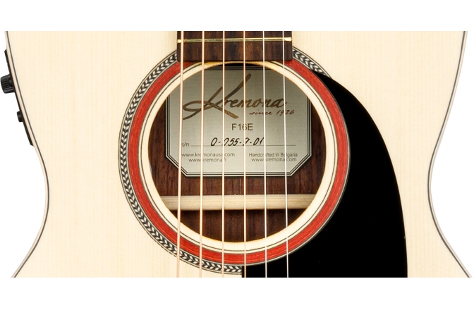Chitară electro-acustică Kremona Parlor F16E Solid Spruce/Rosewood