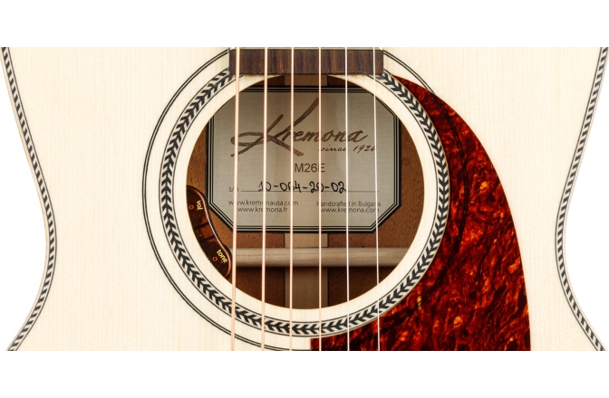 Chitară electro-acustică Kremona Parlor M26E Solid Spruce/Solid Mahogany