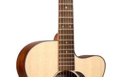 Chitară electro-acustică Martin Guitars OMC-10E Satin Sitka/Sap w/soft case