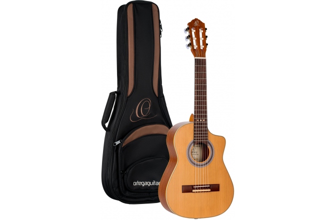 Chitară electro-acustică Ortega Requinto Series Pro 1/2 Acoustic Guitar + Bag