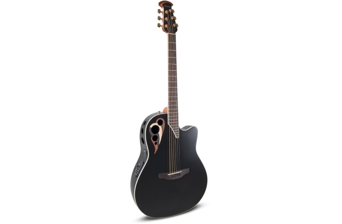 Chitară electro-acustică  Ovation Celebrity Elite Deluxe CDX40-5G Black Satin