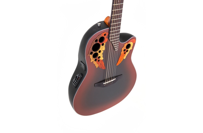 Chitara electro-acustica Ovation  Celebrity Elite Mid Cutaway Reverse Red Burst