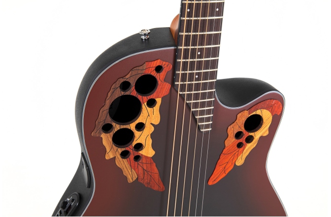 Chitara electro-acustica Ovation  Celebrity Elite Mid Cutaway Reverse Red Burst