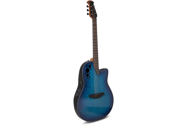 Celebrity Elite Plus Mid Cutaway Blue Flamed Maple