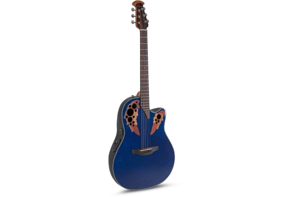  Celebrity Elite Plus Mid Cutaway Blue Transparent Quilt