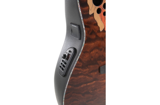 Chitara electro-acustica Ovation  Celebrity Elite Plus Mid Cutaway Dark Tiger Eye
