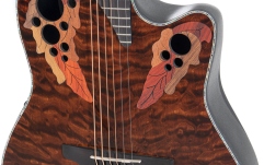 Chitara electro-acustica Ovation  Celebrity Elite Plus Mid Cutaway Dark Tiger Eye