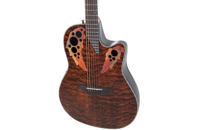 Chitara electro-acustica Ovation  Celebrity Elite Plus Mid Cutaway Dark Tiger Eye