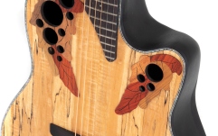 Chitara electro-acustica Ovation Celebrity Elite Plus Mid Cutaway Natural Spalted Maple