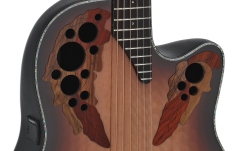 Chitara electro-acustica Ovation  Celebrity Elite Plus Mid Cutaway Sunburst