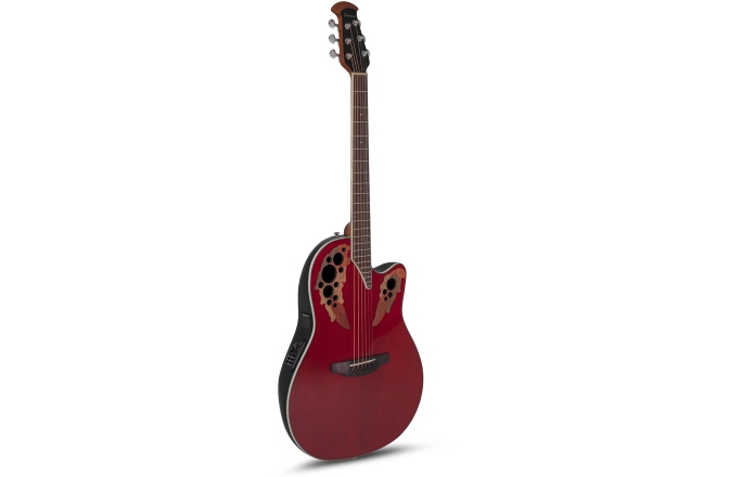 Chitara electro-acustica  Ovation  Celebrity Elite Super Shallow Cutaway Ruby Red