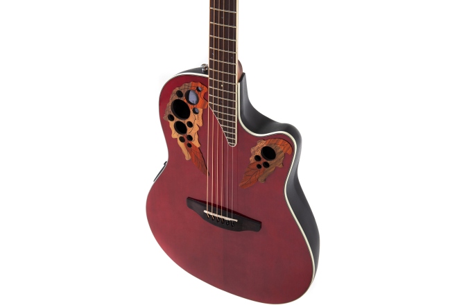 Chitara electro-acustica  Ovation  Celebrity Elite Super Shallow Cutaway Ruby Red