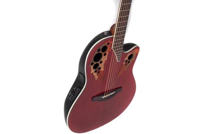 Chitara electro-acustica  Ovation  Celebrity Elite Super Shallow Cutaway Ruby Red