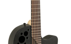 Chitara electro-acustica Ovation  Elite TX Deep Contour Cutaway 12-corzi Black Textured