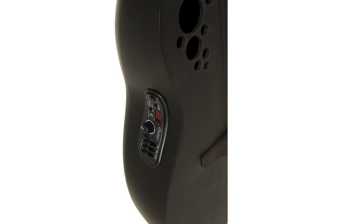 Chitara electro-acustica Ovation  Elite TX Deep Contour Cutaway 12-corzi Black Textured