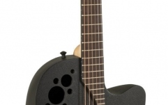 Chitară electro-acustică Ovation Elite TX MID Cutaway Black Textured 1778TX-5-G