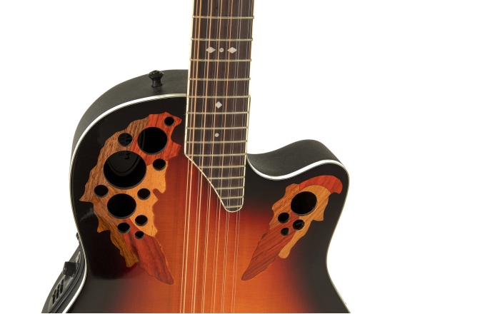Chitara electro-acustica Ovation  Standard Elite Deep Contour Cutaway 12-string New England Burst