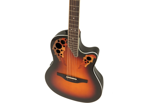 Chitara electro-acustica Ovation  Standard Elite Deep Contour Cutaway 12-string New England Burst