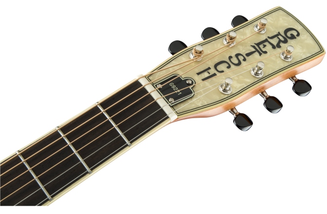 Chitară Electro-Acustică Rezonator Gretsch G9221 Bobtail™ Steel Round-Neck A.E. Steel Body Spider Cone Resonator Guitar Fishman Nashville Resonator Pickup