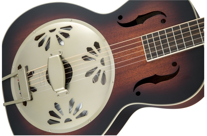 Chitară Electro-Acustică Rezonator Gretsch G9240 Alligator™ Round-Neck Mahogany Body Biscuit Cone Resonator Guitar 2-Color Sunburst