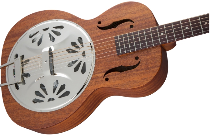 Chitară Electro-Acustică Rezonator Gretsch Guitars G9200 Boxcar™ Round-Neck Mahogany Body Resonator Guitar Natural