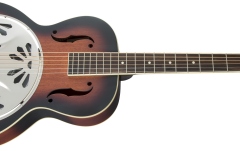 Chitară Electro-Acustică Rezonator Gretsch Guitars G9220 Bobtail™ Round-Neck A.E. Mahogany Body Spider Cone Resonator Guitar Fishman Nashville Resonator Pickup 2-Color Sunburst