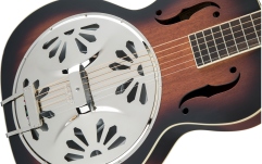 Chitară Electro-Acustică Rezonator Gretsch Guitars G9220 Bobtail™ Round-Neck A.E. Mahogany Body Spider Cone Resonator Guitar Fishman Nashville Resonator Pickup 2-Color Sunburst