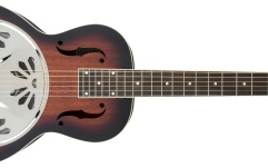 Chitară Electro-Acustică Rezonator Gretsch Guitars G9230 Bobtail™ Square-Neck A.E. Mahogany Body Spider Cone Resonator Guitar Fishman Nashville Resonator Pickup 2-Color Sunburst