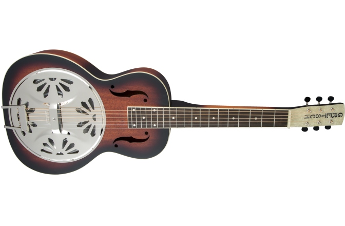 Chitară Electro-Acustică Rezonator Gretsch Guitars G9230 Bobtail™ Square-Neck A.E. Mahogany Body Spider Cone Resonator Guitar Fishman Nashville Resonator Pickup 2-Color Sunburst