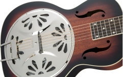 Chitară Electro-Acustică Rezonator Gretsch Guitars G9230 Bobtail™ Square-Neck A.E. Mahogany Body Spider Cone Resonator Guitar Fishman Nashville Resonator Pickup 2-Color Sunburst