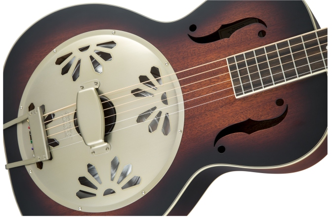 Chitară Electro-Acustică Rezonator Gretsch Guitars G9240 Alligator™ Round-Neck Mahogany Body Biscuit Cone Resonator Guitar 2-Color Sunburst