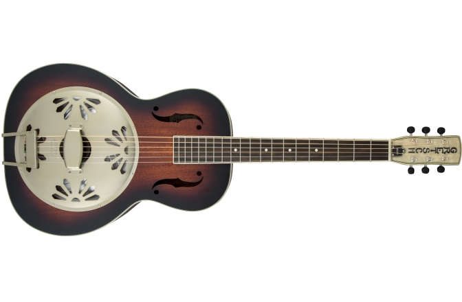 Chitară Electro-Acustică Rezonator Gretsch Guitars G9241 Alligator™ Biscuit Round-Neck Resonator Guitar with Fishman Nashville Pickup 2-Color Sunburst