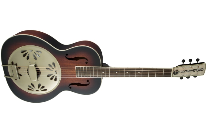 Chitară Electro-Acustică Rezonator Gretsch Guitars G9241 Alligator™ Biscuit Round-Neck Resonator Guitar with Fishman Nashville Pickup 2-Color Sunburst