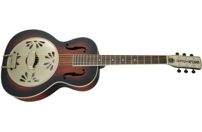 Chitară Electro-Acustică Rezonator Gretsch Guitars G9241 Alligator™ Biscuit Round-Neck Resonator Guitar with Fishman Nashville Pickup 2-Color Sunburst