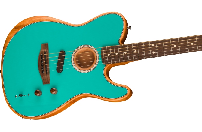Chitară electro-acustică telecaster Fender Limited Edition Acoustasonic Player Telecaster Rosewood Fingerboard Miami Blue