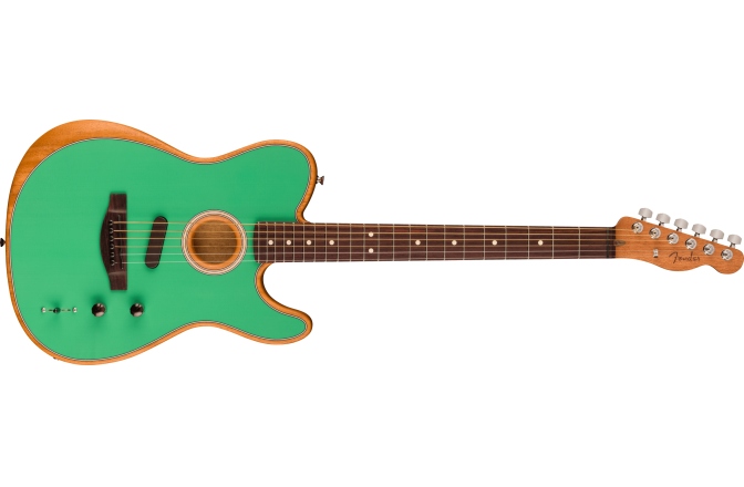 Chitară electro-acustică telecaster Fender Limited Edition Acoustasonic Player Telecaster Rosewood Fingerboard Sea Foam Green