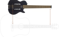 Chitara electro-acustica Traveler Guitar  - Escape Mark III Steel, Black Satin